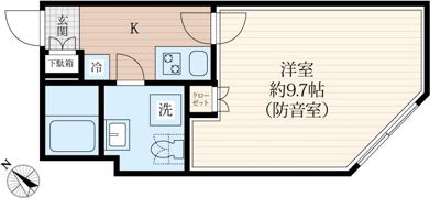 ラシクラス王子の間取り画像