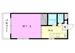 リバーサイド中村の間取り画像