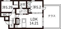 ピオネロ恵庭Ⅳの間取り画像