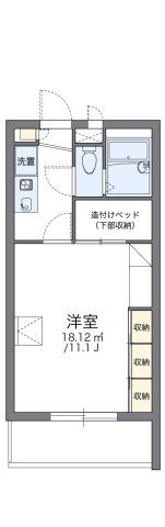 レオパレスルネッサの間取り画像