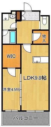 アヴィニールグランデ金田の間取り画像