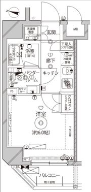レアライズ平和島の間取り画像