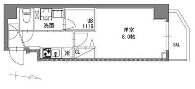 S－RESIDENCE東陽町felizの間取り画像