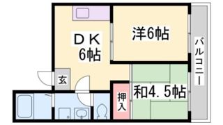 ハイツ菊水の間取り画像