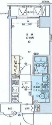 エクアス錦糸町の間取り画像