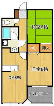 サンシティ小石の間取り画像