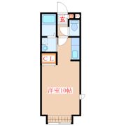 Cube9、Ⅹの間取り画像