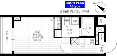 ステージファースト東大前の間取り画像