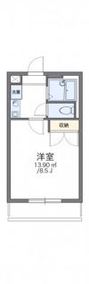 レオパレスルネッサの間取り画像