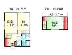 和光市新倉2丁目戸建ての間取り画像