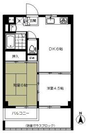 KフラットⅠの間取り画像