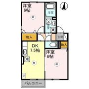 風のクローバー Aの間取り画像