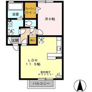 メゾン・グレイス A棟の間取り画像