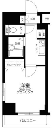 ハーモニーレジデンス駒込の間取り画像