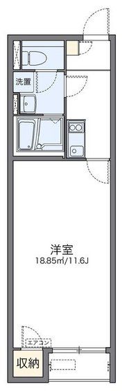 レオネクストアイリス倉富の間取り画像