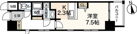 ラルウェンディ縮景園前イーストの間取り画像