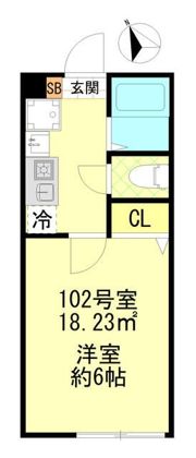 ガーデン一之江の間取り画像