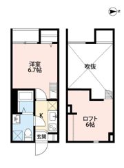 エクル中芝町（エクルナカシバチョウ）の間取り画像