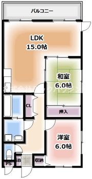 グレース深野の間取り画像
