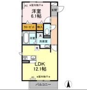 エクセル21 Ⅳの間取り画像