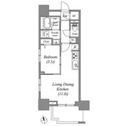 コスモグラシア浅草の間取り画像