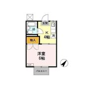 コーポ下賀茂の間取り画像