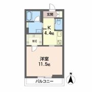 シャーメゾン セルディーナの間取り画像