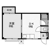 ナカネマンションの間取り画像