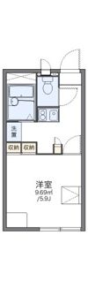 レオパレスDearfriendsの間取り画像