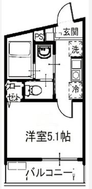 MELDIA桜区田島3丁目No．2の間取り画像