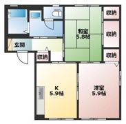 ボヌール川内の間取り画像