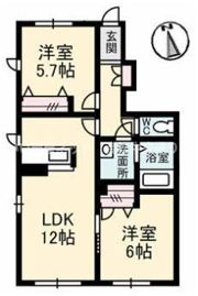 シャーメゾン坂本 1番館の間取り画像