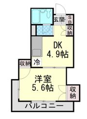王子パークハイツの間取り画像