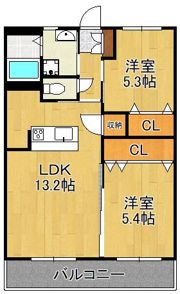 シベール本城の間取り画像