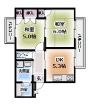 フラットタームーの間取り画像