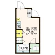 ハーモニーテラス方南町westの間取り画像