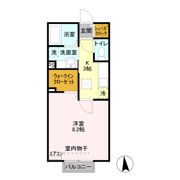 サンクテュエール Ⅱの間取り画像