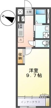 カメリア石鎚Ⅰの間取り画像