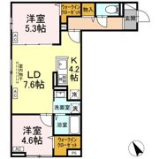 セレスティア中台の間取り画像