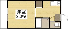 ウエスト岡山Ⅰの間取り画像