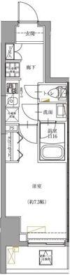 ユリカロゼ五反野の間取り画像