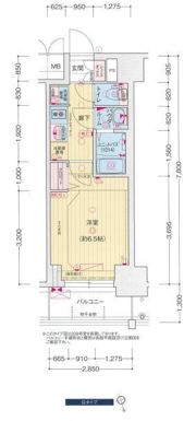 プレサンス広小路通今池の間取り画像