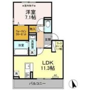 D-ROOM KANONⅠの間取り画像