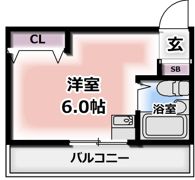 パレスシロガキの間取り画像
