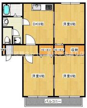 セジュール高崎D棟の間取り画像