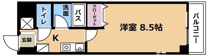 サンライズ西田の間取り画像