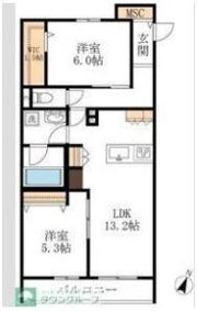 Precious西山元町の間取り画像