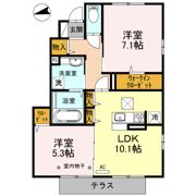 ヘリテージの間取り画像