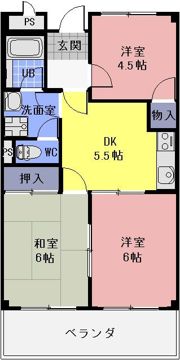 Limpia末広の間取り画像