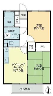 フォブールタウン成合Bの間取り画像